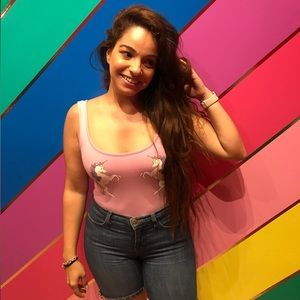 Zara Unicorn bodysuit